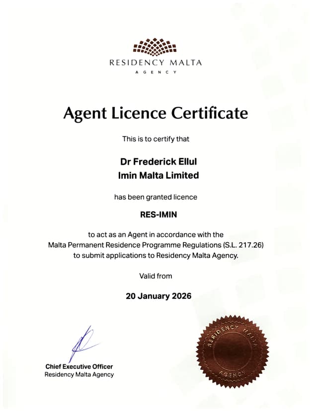 Licence No. RES-IMIN