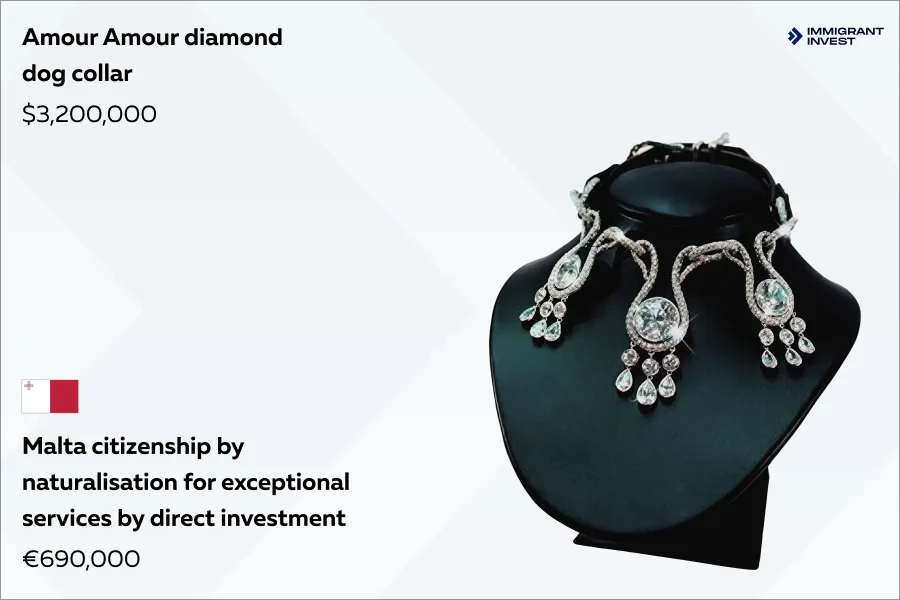 luxury goods or second passport