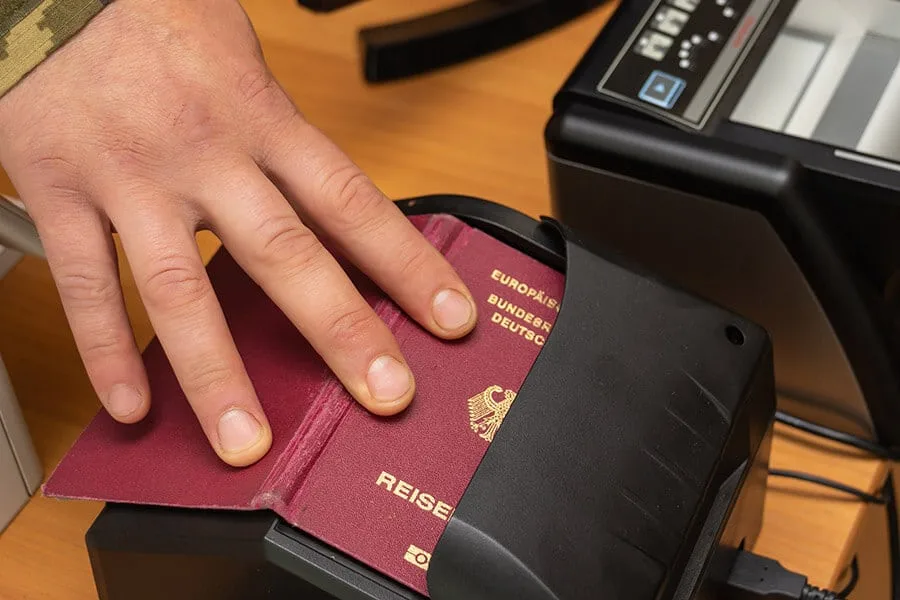 An EU biometric passport