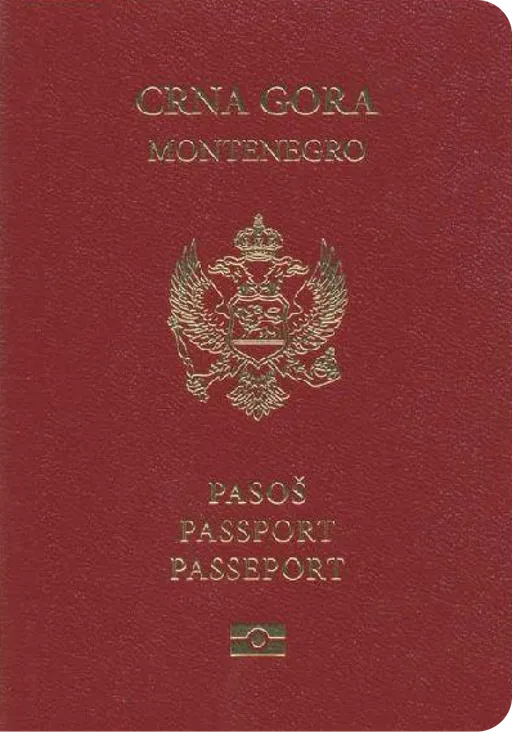 Passport of Montenegro